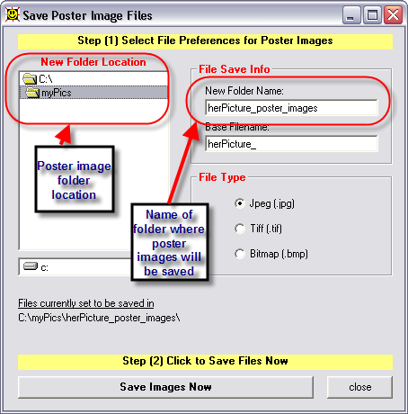 Save dialog